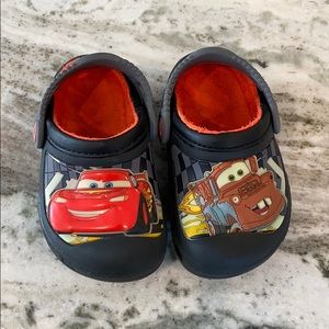 EUC Cars Toddler Crocs, size 6 / 7